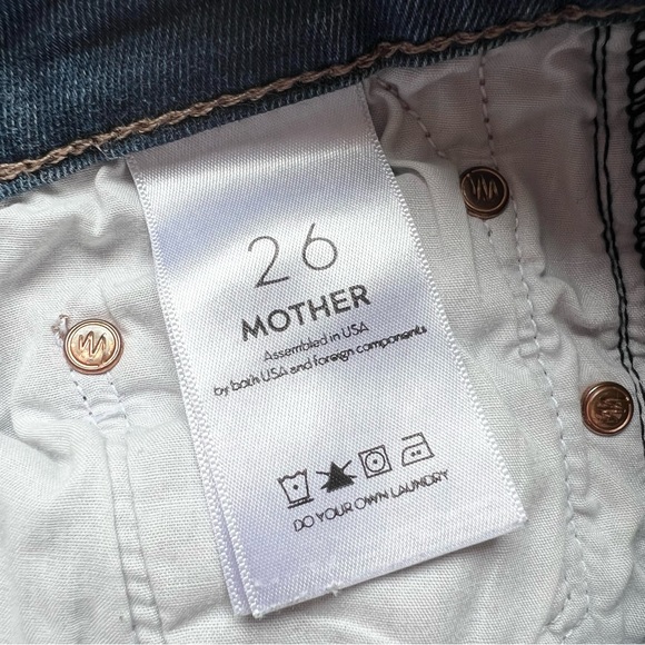 MOTHER The Vamp Skinny Jean in Gift Wrapped Wash - Picture 7 of 11
